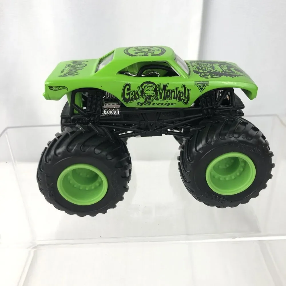 Monster Jam Gas Monkey Garage Green Loose Truck HTF 1/64 Diecast